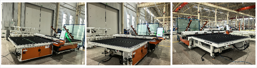 All-in-one glass machine for straight & shape cutting All-in-one glass machine for straight & shape cutting