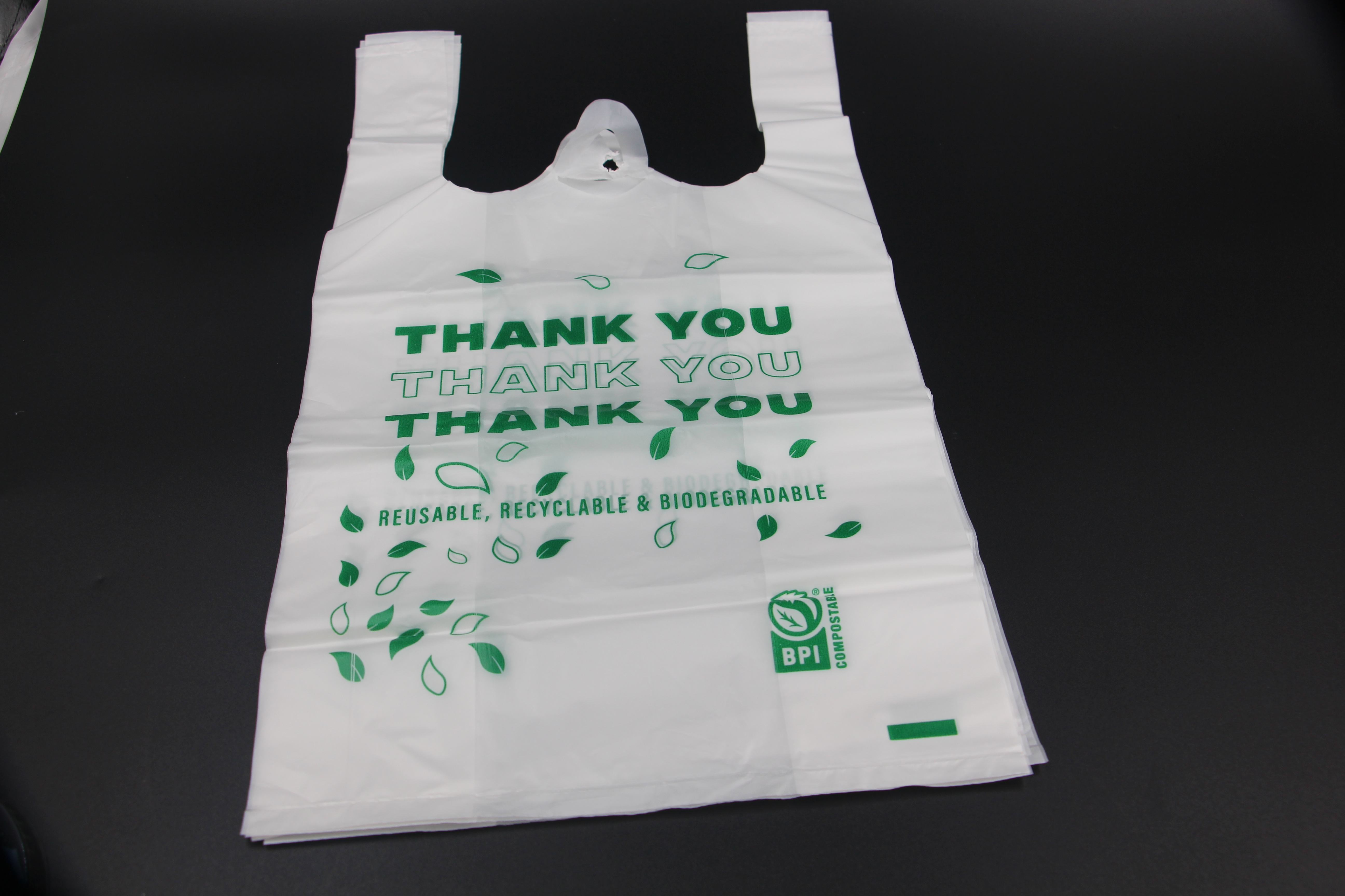 White PLA roll bag