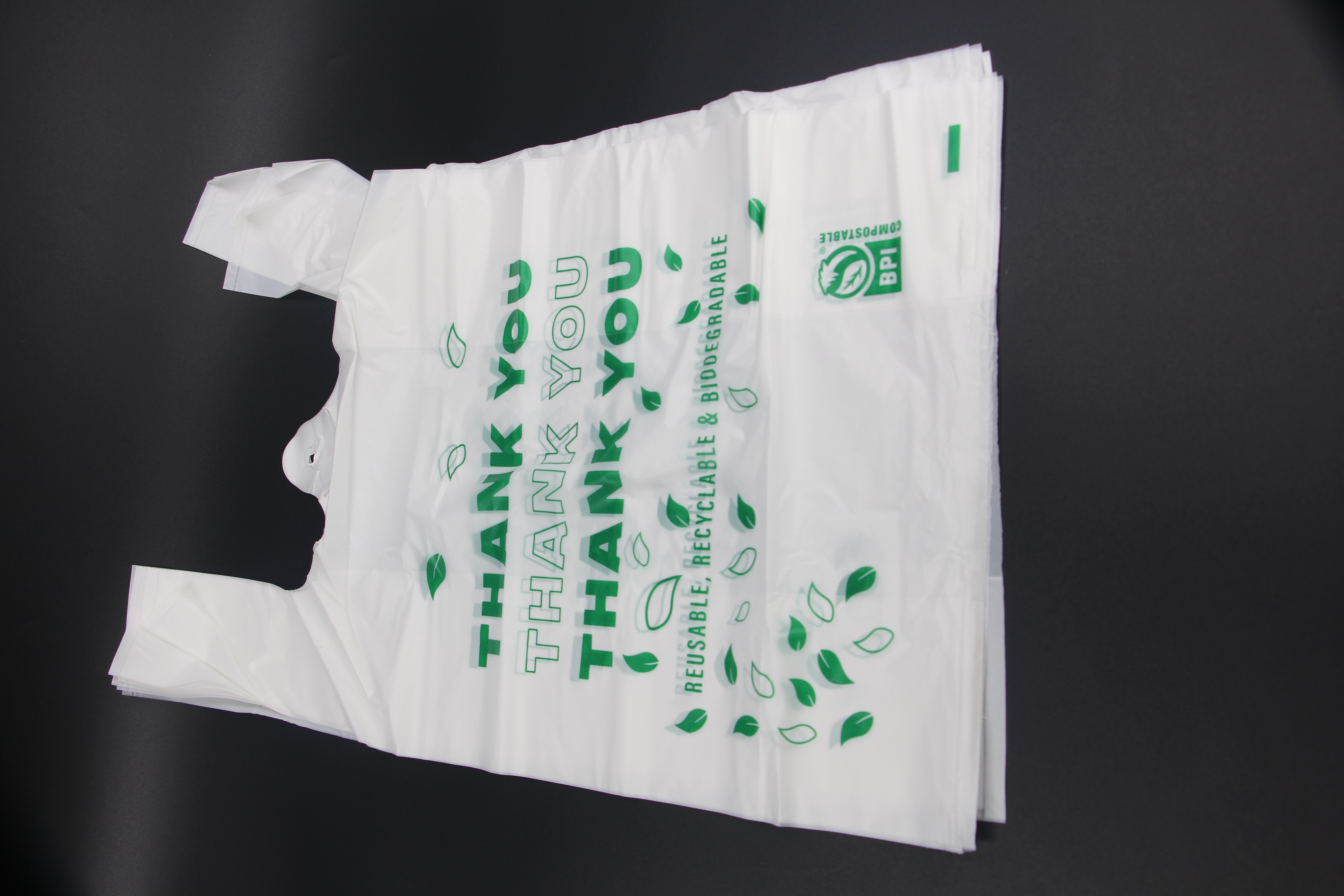 White PLA roll bag