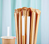 Circulation biodegradable white coffee straw