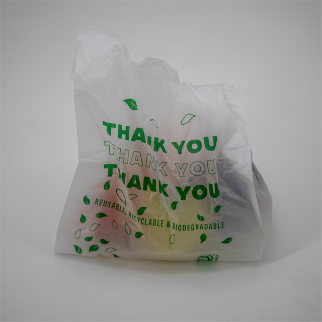 Plastic Free Biodegradable White PLA roll bag