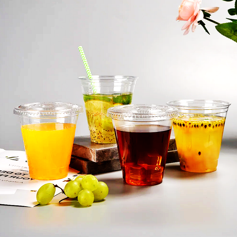 cold beverage cups with lids