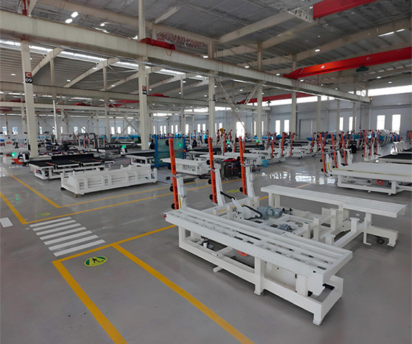 Decorative glass production machine