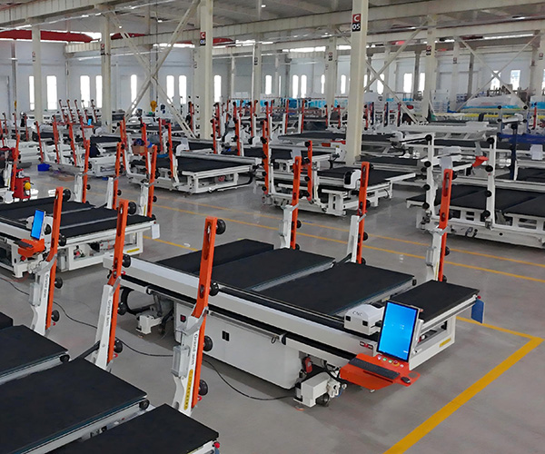 Mirror glass processing all-in-one machine
