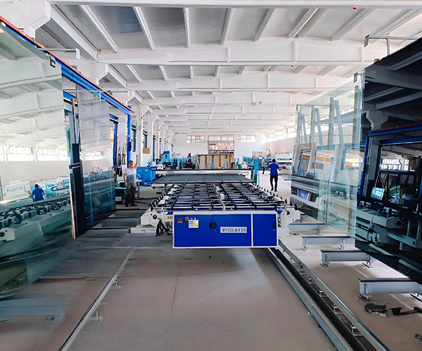 Mirror glass production line
