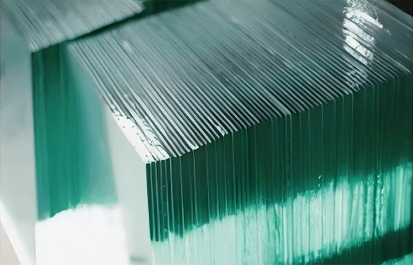 Continuous glass processing line